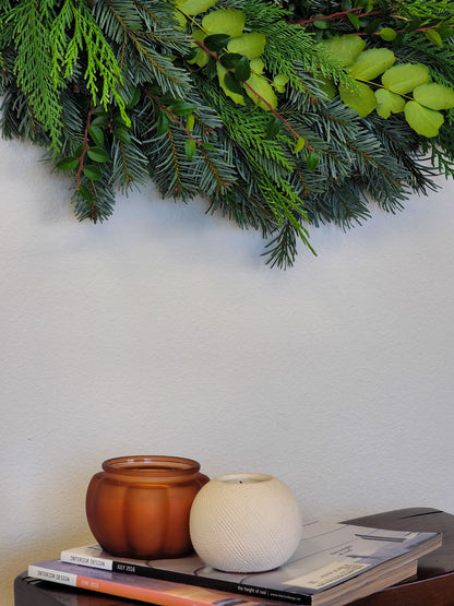 Silver Bells 26" Fresh Wreath