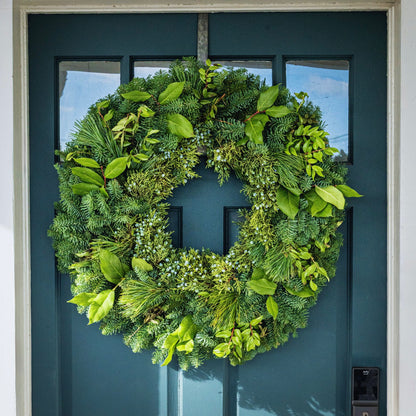 Evergreen Grandeur 26" Fresh Wreath
