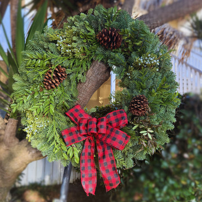Rustic Buffalo Plaid Bow