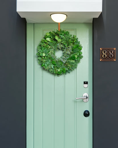 Evergreen Grandeur 26" Fresh Wreath